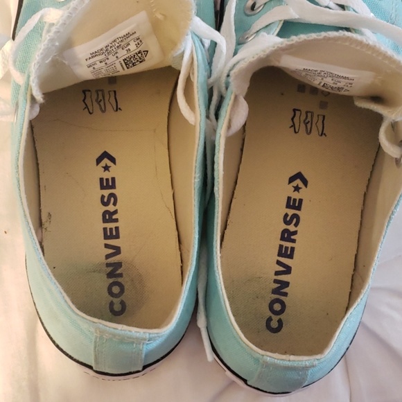 Excellent used condition mint green converse shoes - Picture 7 of 7